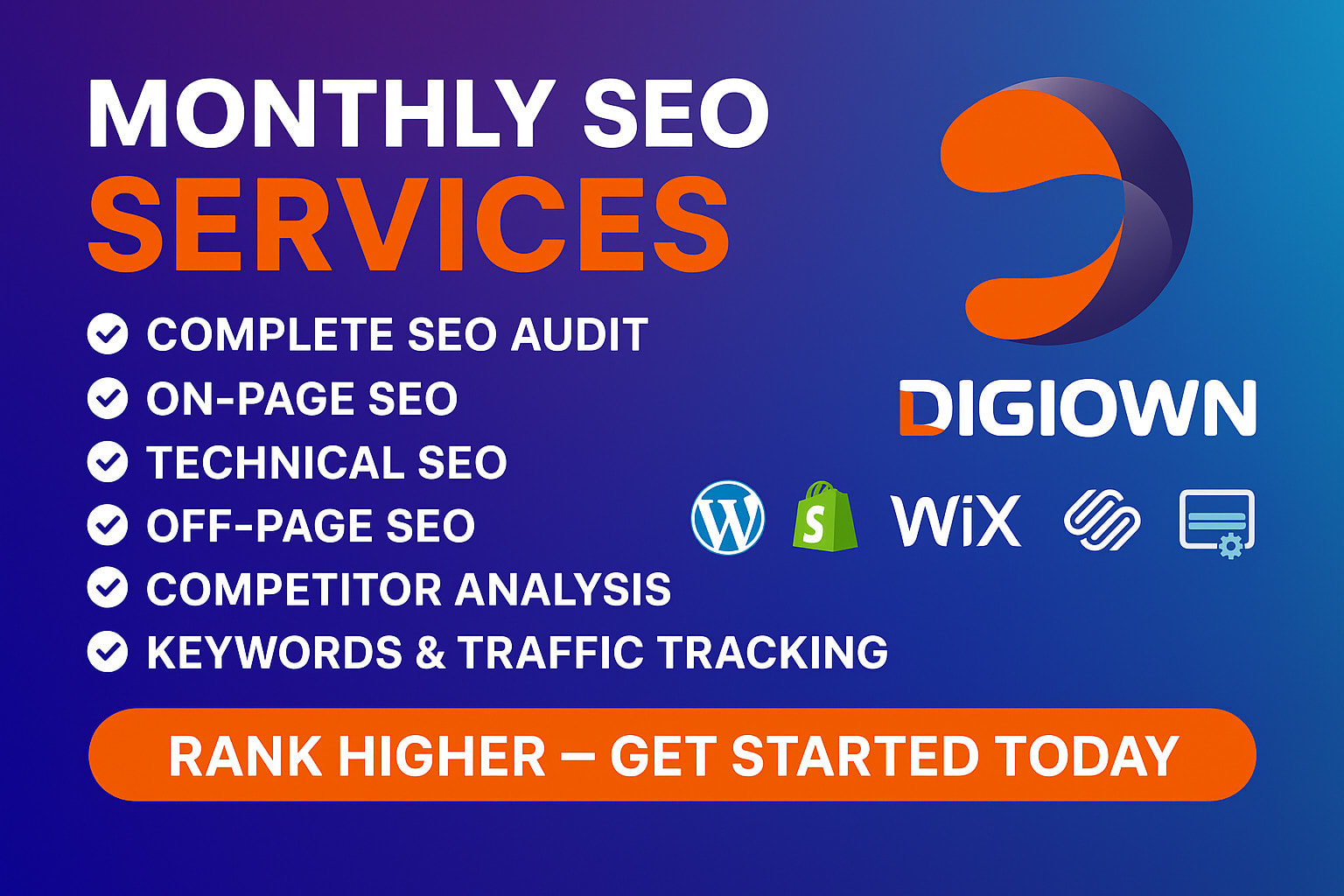 Monthly SEO Service for Higher Google Rankings